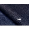 Tkanina OXFORD LINEN 200 (L85 tm.modrá JEANS)-160cm / VELKOOBCHOD