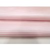 Plátno HALENA 110 (33329 Košilovina růžový proužek)-140cm / VELKOOBCHOD