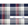 Flanel 165 s velkými modro-červeno-šedými kostkami, hřejivá bavlněná tkanina vhodná na košile, pyžama a pohodlný domácí textil.