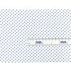 Látka FLANEL 150/8364-1 Puntíky modré šíře 150cm