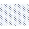 Látka FLANEL 150/8364-1 Puntíky modré šíře 150cm