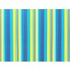 Tkanina Tenda Sole Caribe s UV ochranou, žluto-modro-tyrkysové pruhy, odolná látka pro markýzy, slunečníky a zahradní doplňky.