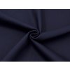 Tkanina kepr tmavě modrá 350 g/m², 100 % bavlna – robustní pro pracovní oděvy, zástěry a technické využití.