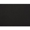 Tkanina strečový kepr černá, 64% PES/33% CO/3% EL, 160 g/m², šíře 147 cm – pevná, pružná; na pracovní oděvy, kalhoty, zástěry a pláště.