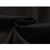 Tkanina strečový kepr černá, 64% PES/33% CO/3% EL, 160 g/m², šíře 147 cm – pevná, pružná; na pracovní oděvy, kalhoty, zástěry a pláště.