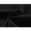 Tkanina strečový kepr černá, 64% PES/33% CO/3% EL, 160 g/m², šíře 147 cm – pevná, pružná; na pracovní oděvy, kalhoty, zástěry a pláště.