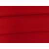 Tkanina elastický kepr ELIX v červené barvě, pružná a pevná pro kalhoty, sukně i pracovní oděvy, vhodná pro běžné i náročné šití.
