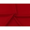 Tkanina elastický kepr ELIX v červené barvě, pružná a pevná pro kalhoty, sukně i pracovní oděvy, vhodná pro běžné i náročné šití.