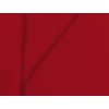 Tkanina elastický kepr ELIX v červené barvě, pružná a pevná pro kalhoty, sukně i pracovní oděvy, vhodná pro běžné i náročné šití.