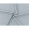 Tkanina elastický kepr 155 g/m², světle šedá, PES/CO/El – odolná a pružná pro pracovní a profesní oděvy