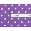 polka dot fialove platno