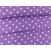 polka dot fialove platno
