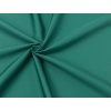 Tkanina keprová smaragdově zelená, polycotton 65/35, 160 g/m² – pláště, haleny, kalhoty, zástěry.