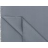 Tkanina kepr šedá, 65 % PES/35 % bavlna, 155–165 g/m², šíře 150 cm – odolná pro pracovní oděvy, pláště a zástěry.