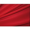 Hladký bavlněný satén v červeném odstínu Rosso, jemný lesk a luxusní vzhled, ideální pro ložní prádlo, ubrusy a dekorativní textil.
