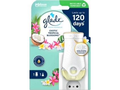 Glade Electric Tropical Blossoms strojček 1+20 ml