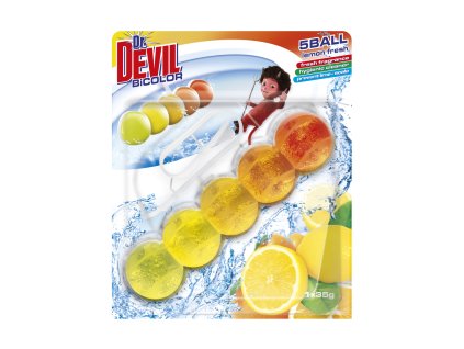 Dr.Devil guličky 1x35g/5guličiek Lemon fresh 2farby