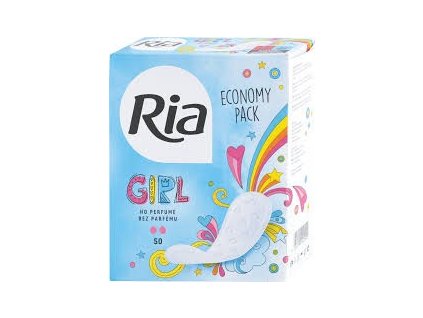 Ria Slipové vložky Girl bez vône 50 ks