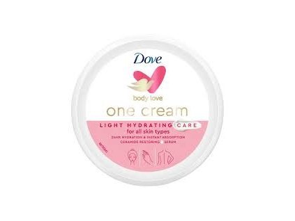 Dove telo a tvár krém 250ml Light Hydration