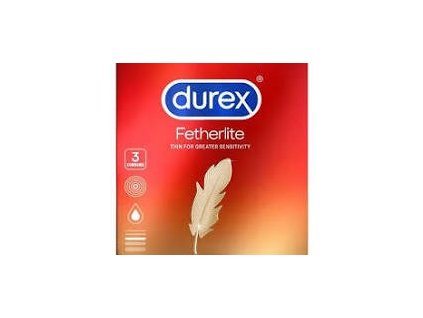 Durex kondómy 3ks - Fetherlite - Thin