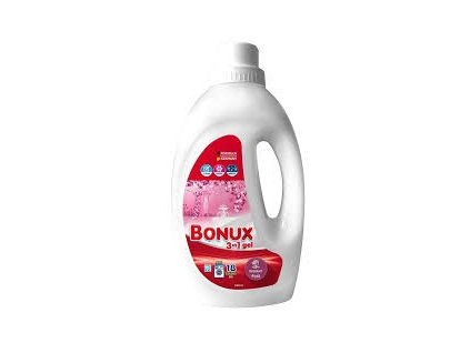 Bonux prací gél Color radiant rose 18 PD / 0,9 l