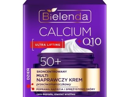 BIELENDA Calcium+Q10 aktívne spevňujúci krém proti vrásk. 50+deň