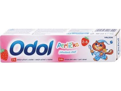 Odol zubná pasta 50ml perlička ružová detská