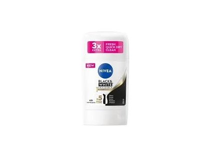Nivea deo stick 50ml AP B&W Silky Smooth Ž