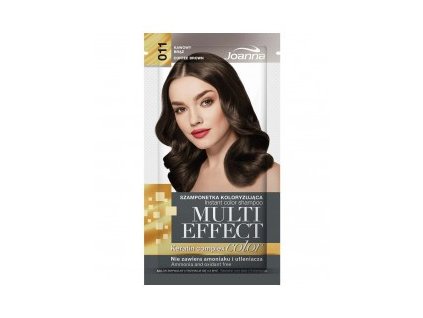 Multi Effect Color farbiaci šampón 35 g 011 Kávová hnedá