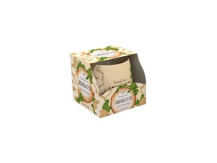 Sviečka aromatická v skle 100 g SAS 2027 Sandalwood