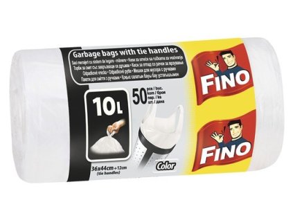 FINO HDPE vrecia 10 l, 50 ks farebné