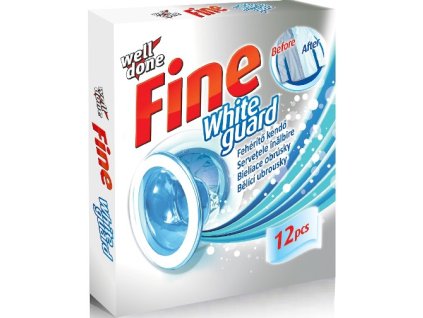 Fine obrúsky bieliace 12 ks