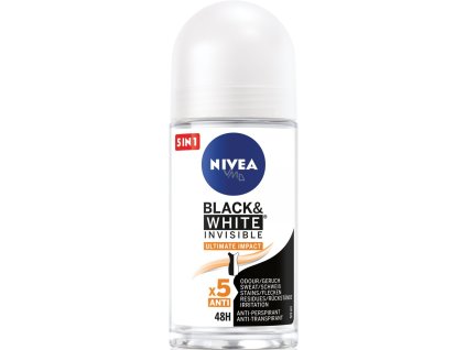 139229 nivea black white invisible ultimate impact antiperspirant roll on 50ml