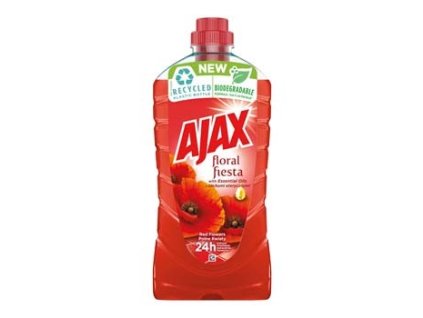 Ajax na podlahy 1L Red Flowers červený