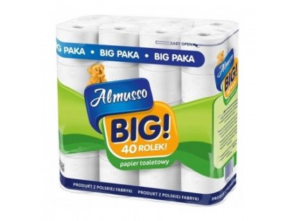 Almusso toal.papier  3vrst. Almusso biely 40 ks