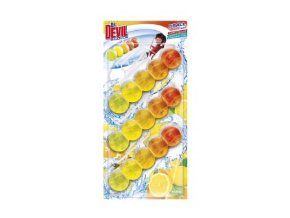 Dr.Devil guličky 3x35g WC 5 guličiek Lemon fresh