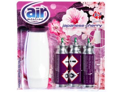 142733 air menline osviezovac vzduchu sprej 3x15ml japanese cherry