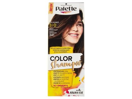 Palette Color Shampoo 341 (3-0)  tmavočokoládový