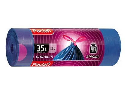 Paclan odpadové vrecia 60L-10ks Premium zaťahovacie