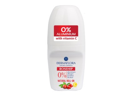 Dermaflora 0% roll-on 50ml roseship