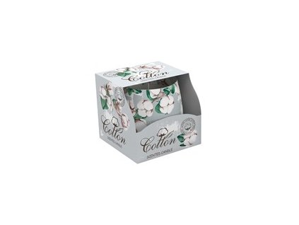 Sviečka aromatická v skle 100 g SAS 2023 Cotton