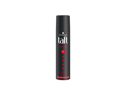 Taft lak 75 ml Power 5 červeno čierny