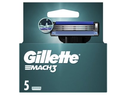 Gillette Mach3 náhradné hlavice 5ks