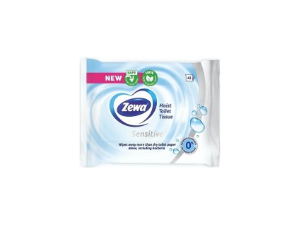 ZEWA Sensitive vlhčený toaletný papier 42ks