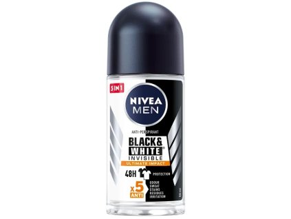 134858 nivea men black white invisible ultimate impact antiperspirant roll on 50ml