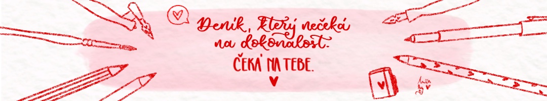 Deník, který nečeká na dokonalost. Čeká na tebe.