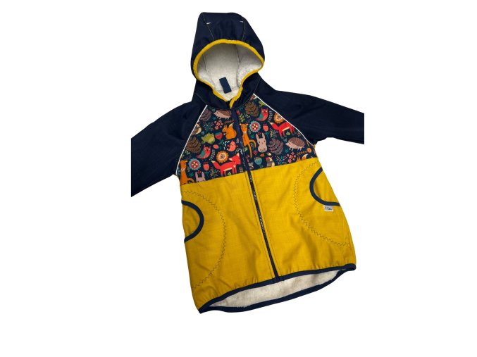 Softshellová bunda s beránkem