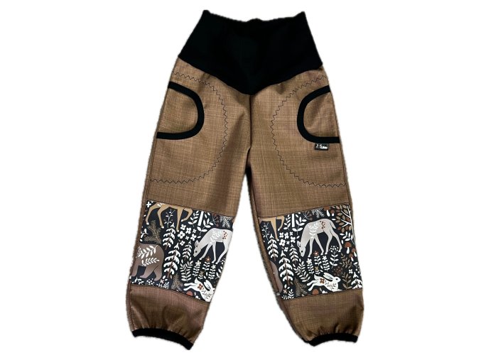 softshellové kalhoty s beránkem