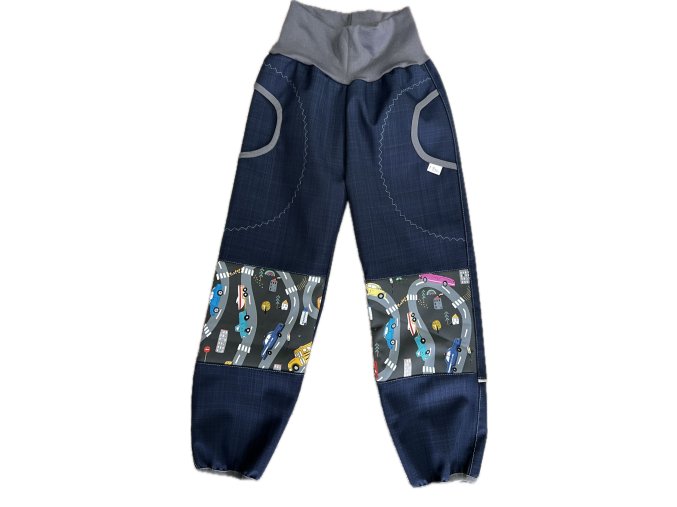 softshellové kalhoty s beránkem