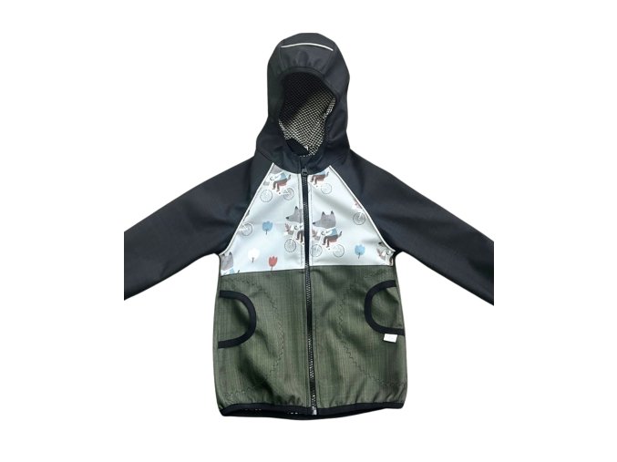 Softshellová bunda s beránkem